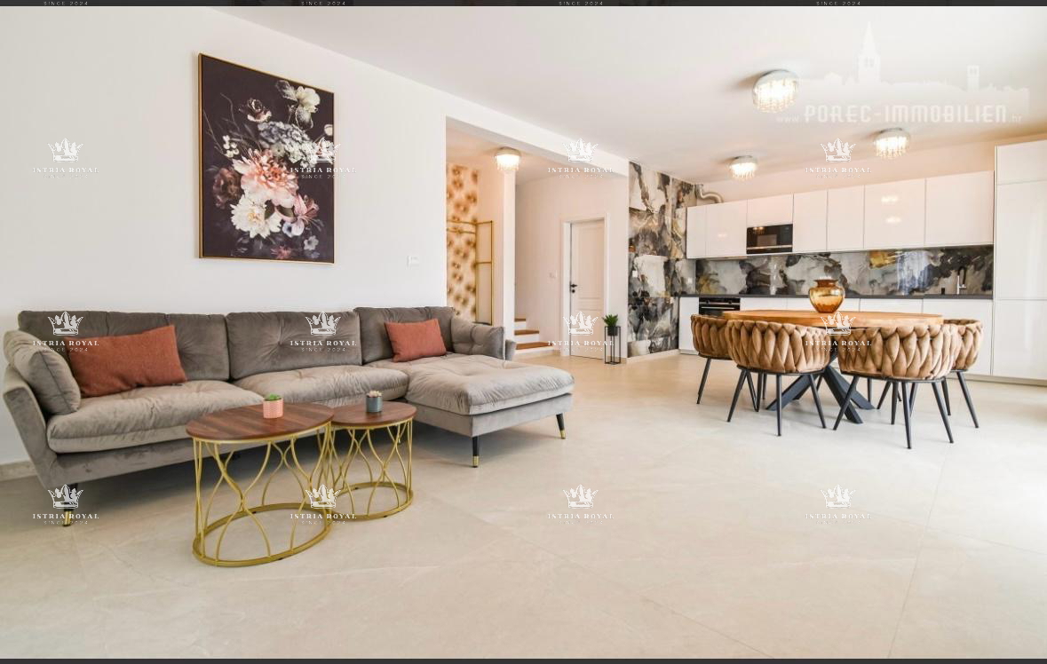 Istra, Poreč, dvoetažni stan 150 m2, prodaja, 3SS+DB, parkirišče, primerno za oddajanje počitniške vile