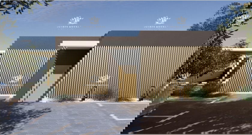 Istra, Medulin, gradbeno zemljišče s projektom za družinsko hišo, 180.000 €