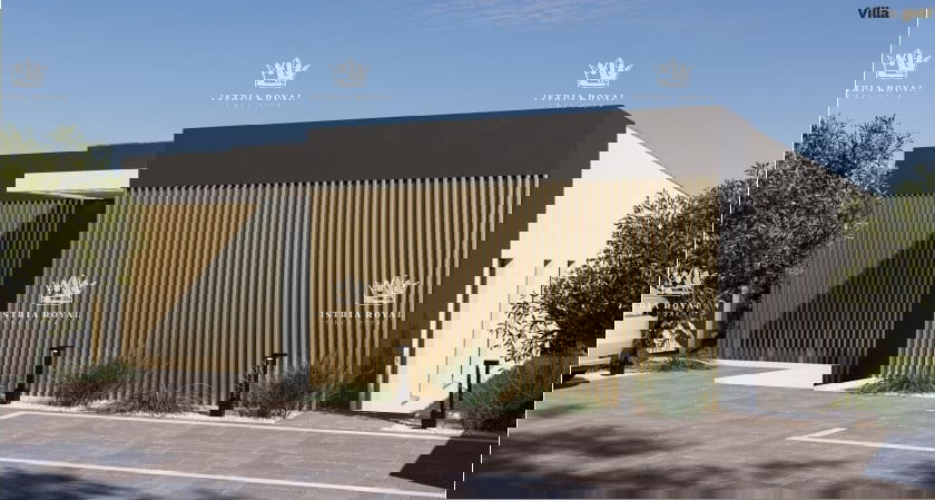 Istra, Medulin, gradbeno zemljišče s projektom za družinsko hišo, 180.000 €