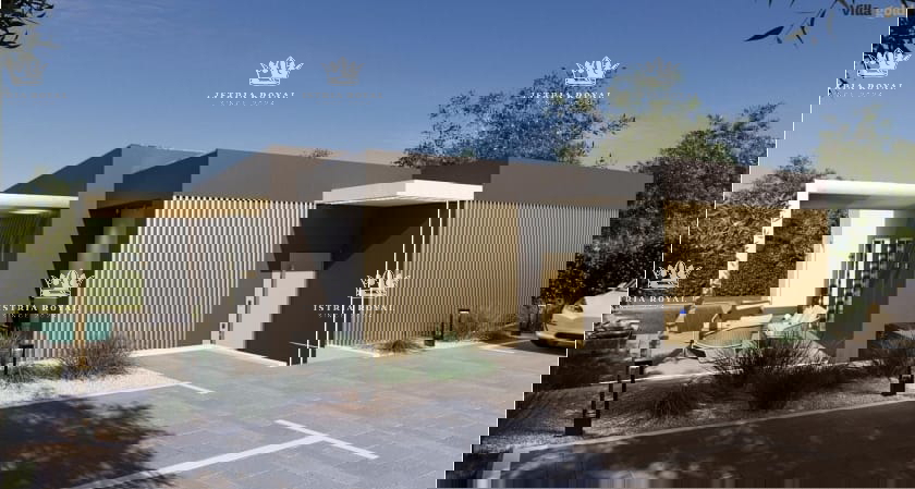 Istra, Medulin, gradbeno zemljišče s projektom za družinsko hišo, 180.000 €