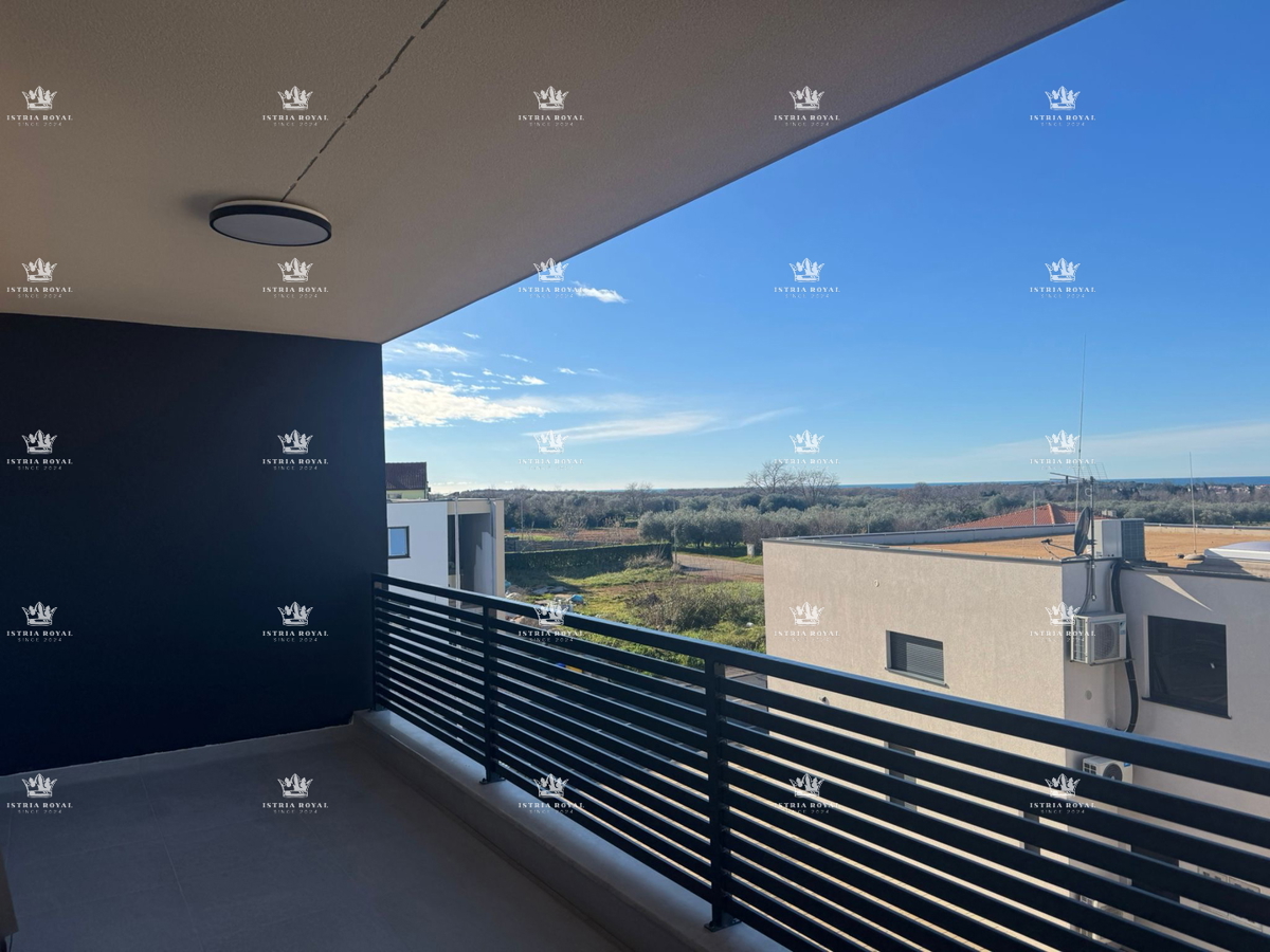 Istra, Finida, stanovanje 1SS+DB, 45 m2, terasa 20 m2, 2 parkirni mesti, pogled na morje