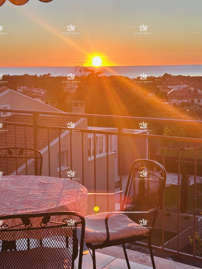 Luksuzni penthouse v Novigradu – 102 m² + terasa s pogledom na morje, 2 parkirni mesti