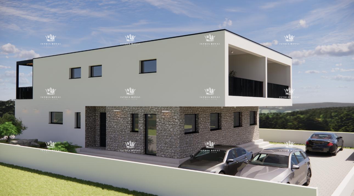 Umag, Valica, luksuzni duplex z bazenom 143 m2, 3SS+DB