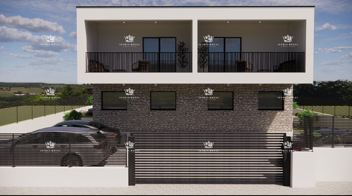 Umag, Valica, luksuzni duplex z bazenom 143 m2, 3SS+DB