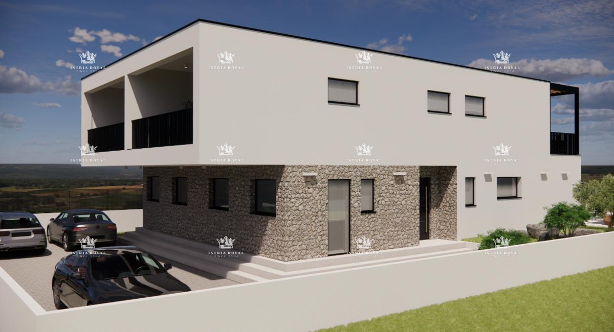 Umag, Valica, luksuzni duplex z bazenom 143 m2, 3SS+DB