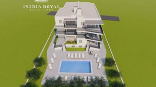 Istra, Umag, stanovanje 88 m2, 3 sobe + jedilnica, garaža, shramba, bazen, 1. nadstropje