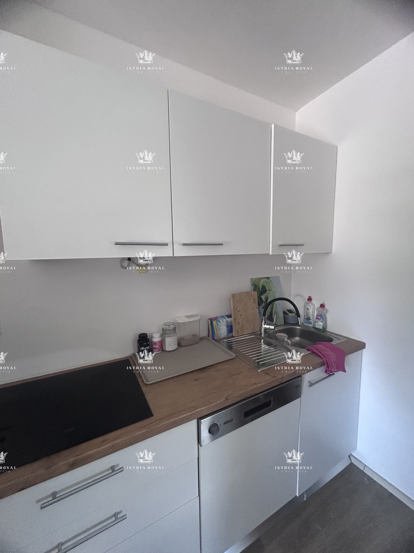 Istra, Brtonigla, prodaja večjega opremljenega stanovanja 80 m2, balkon, 2S+DB, priložnost