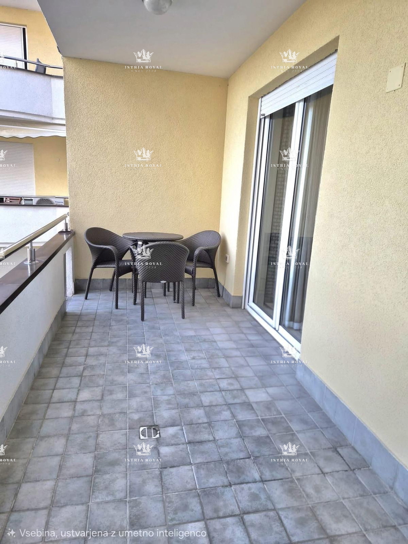 Istra, Crveni Vrh, stan 39 m2, 1 soba + dnevna soba, ob morju, rezidenčni del, odprt pogled na morje,