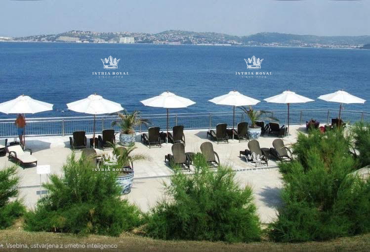 Istra, Crveni Vrh, stan 39 m2, 1 soba + dnevna soba, ob morju, rezidenčni del, odprt pogled na morje,