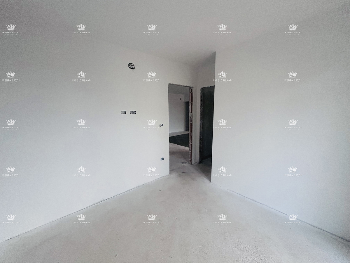 Umag, stanovanje 72 m2, 2 spalnici + dnevni prostor, parkirišče, pogled na morje, novogradnja