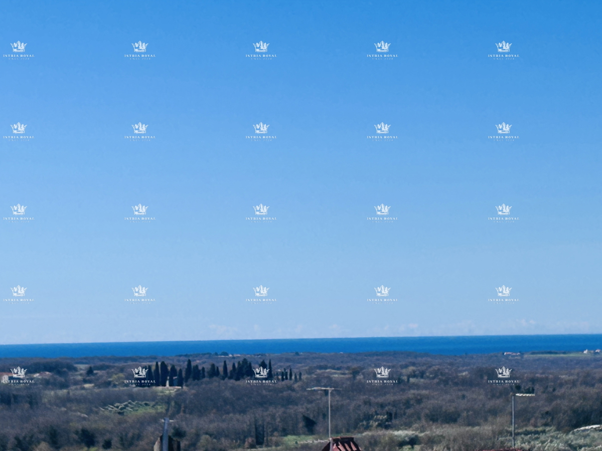 Istra, Brtonigla, stanovanje 102,19 m2, 2 spalnici + dnevna soba, terasa, pogled na morje