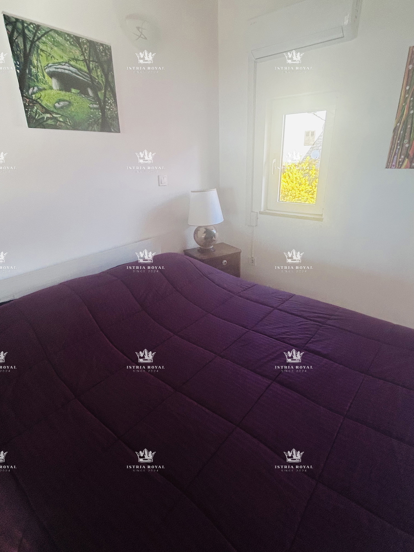 Istra, Brtonigla, stanovanje 102,19 m2, 2 spalnici + dnevna soba, terasa, pogled na morje