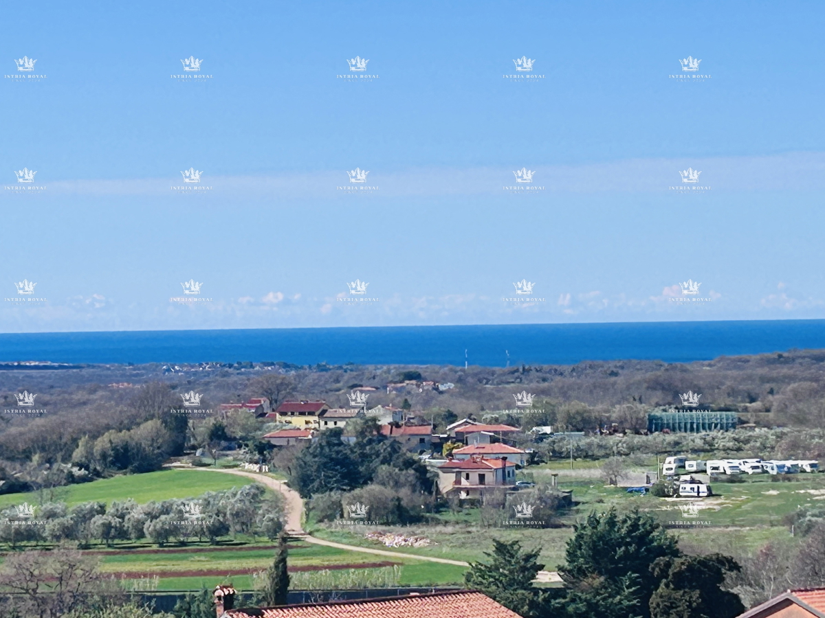 Istra, Brtonigla, stanovanje 102,19 m2, 2 spalnici + dnevna soba, terasa, pogled na morje