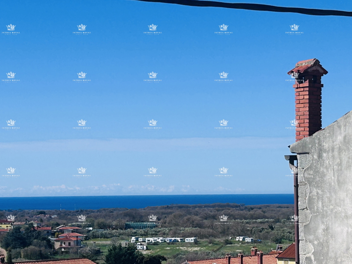 Istra, Brtonigla, stanovanje 102,19 m2, 2 spalnici + dnevna soba, terasa, pogled na morje