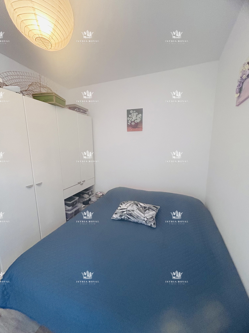 Istra, Brtonigla, stanovanje 102,19 m2, 2 spalnici + dnevna soba, terasa, pogled na morje