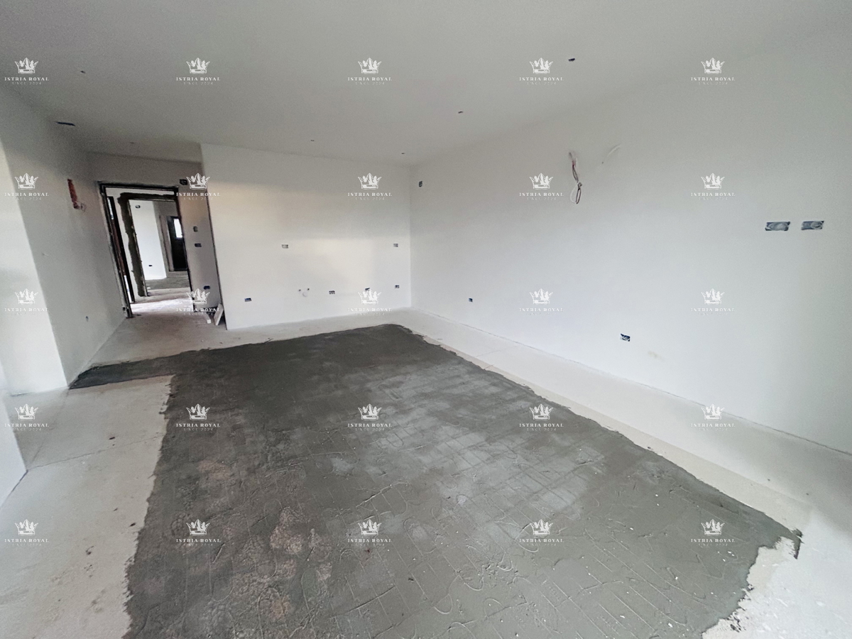 Umag, stanovanje 66 m2, 2 spalnici + dnevni prostor, pogled na morje, parkirno mesto, terasa