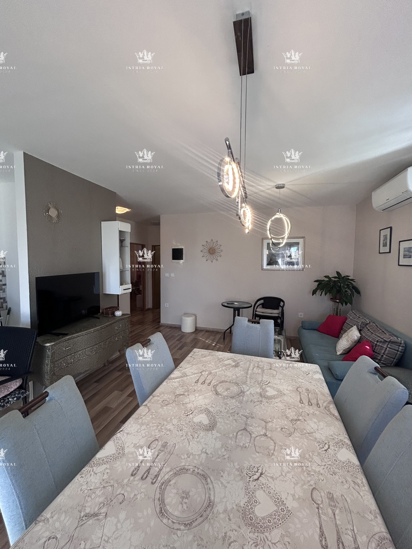 Istra, Brtonigla, 2SS+DB, stanovanje 84 m2, novogradnja, terasa, dve parkirni mesti, dvorišče 200 m2