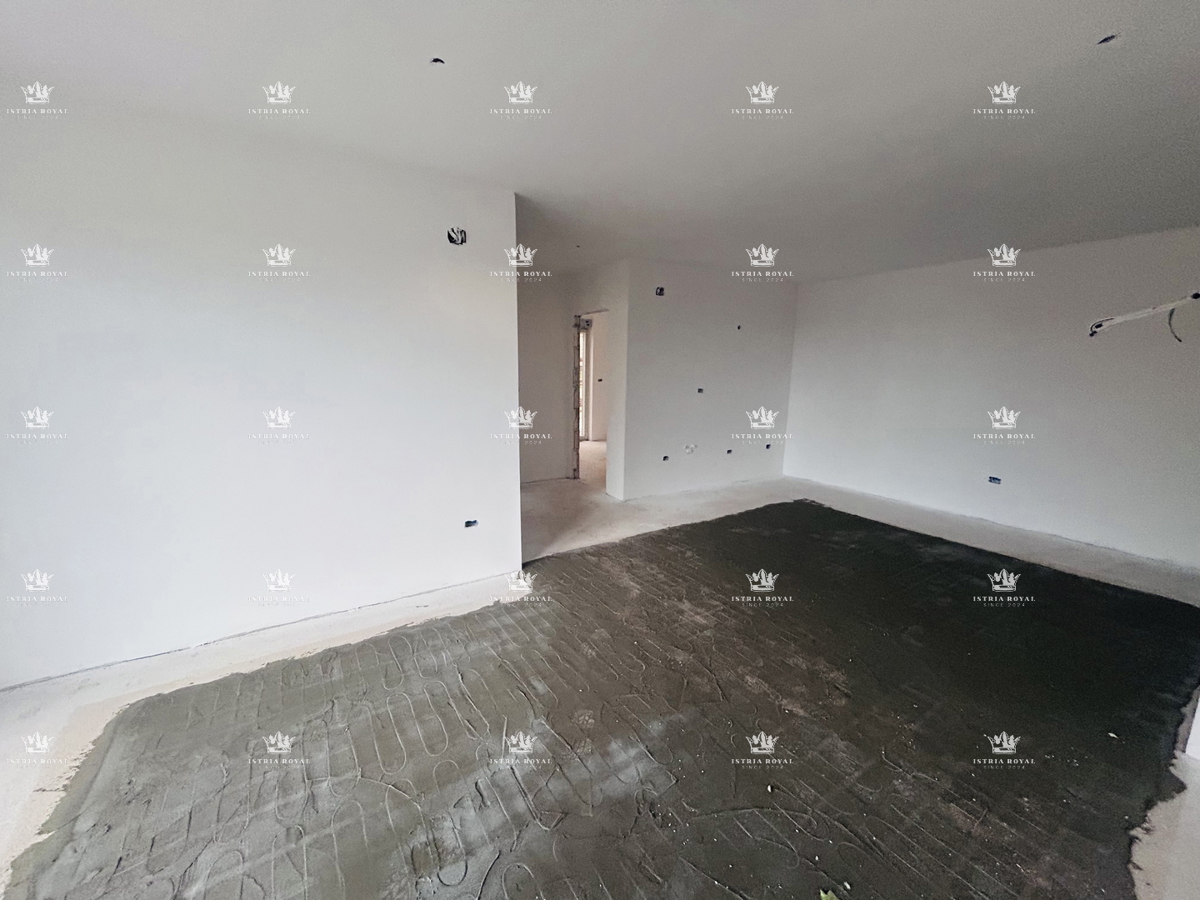 Umag, stanovanje 72 m2, 2 spalnici + dnevni prostor, parkirišče, pogled na morje, novogradnja, 1. nadstropje