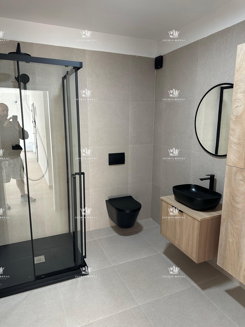 Istra, Medulin, stanovanje 62 m2, 2SS+DB, novogradnja, parkirišče