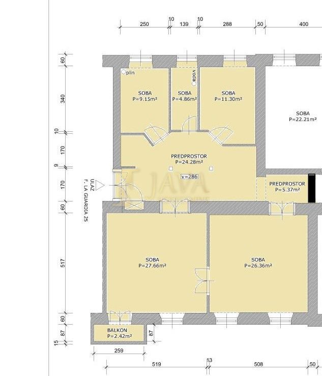 Stanovanje Brajda, Rijeka, 110,19m2