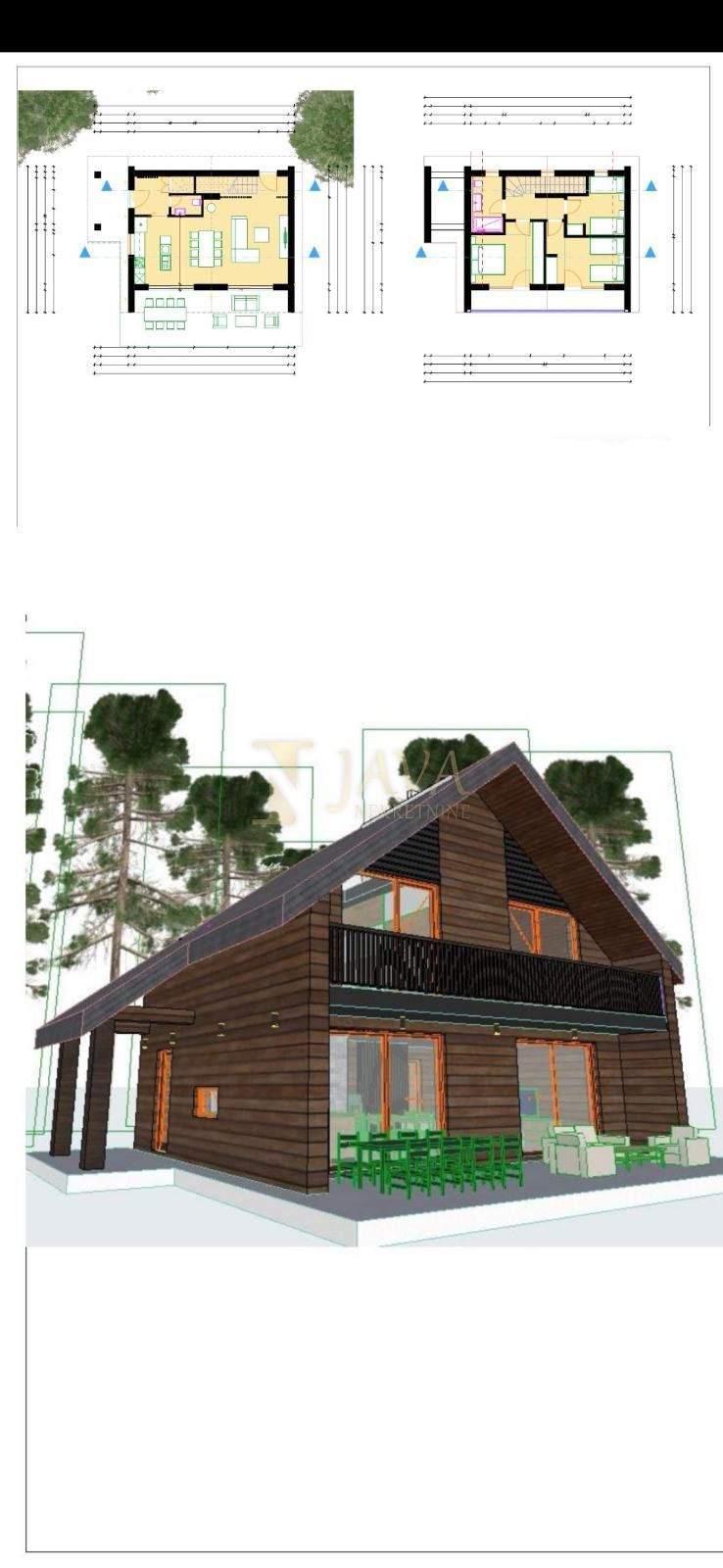 Zemljišče Vrata, Fužine, 766m2