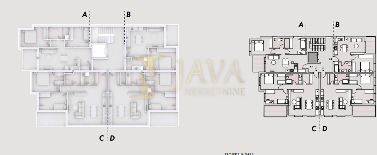 Stanovanje Rešetari, Kastav, 63,31m2