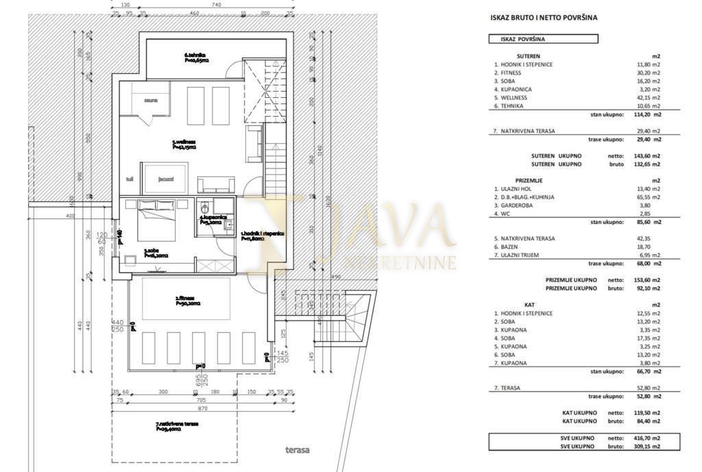 Ičići, Opatija - Okolica, 750m2