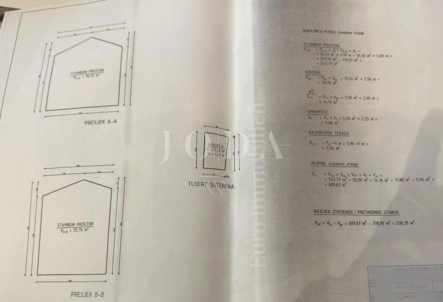 Stara hiša za adaptacijo s prekrasnim pogledom - otok Krk