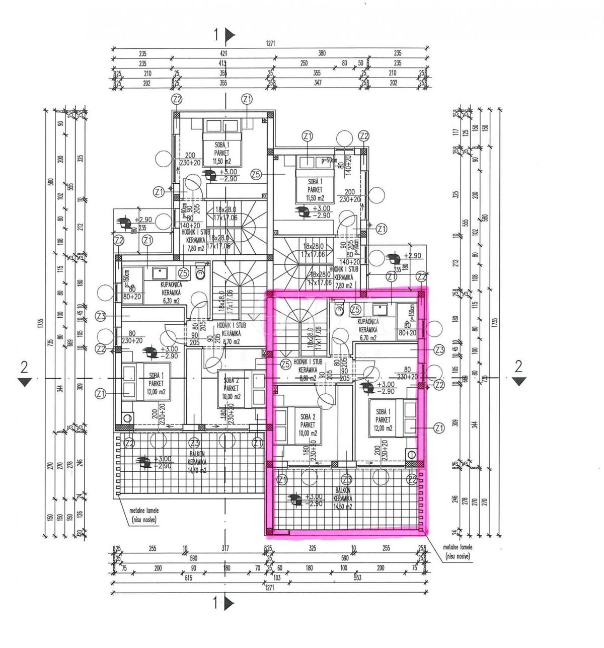 Stanovanje Jadranovo, Crikvenica, 70m2