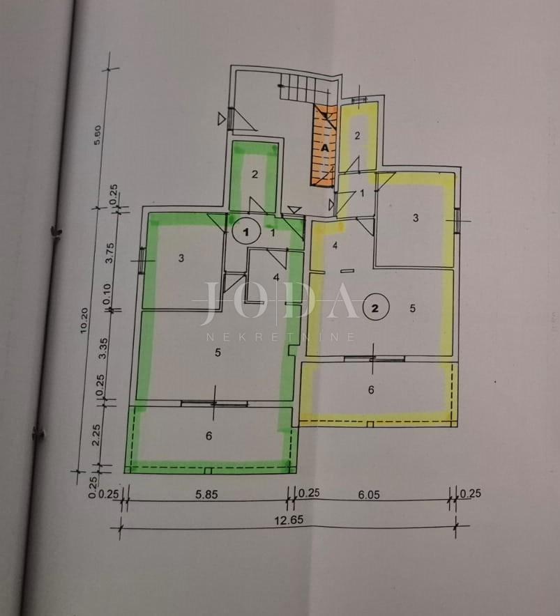 Klenovica pritličje z vrtom