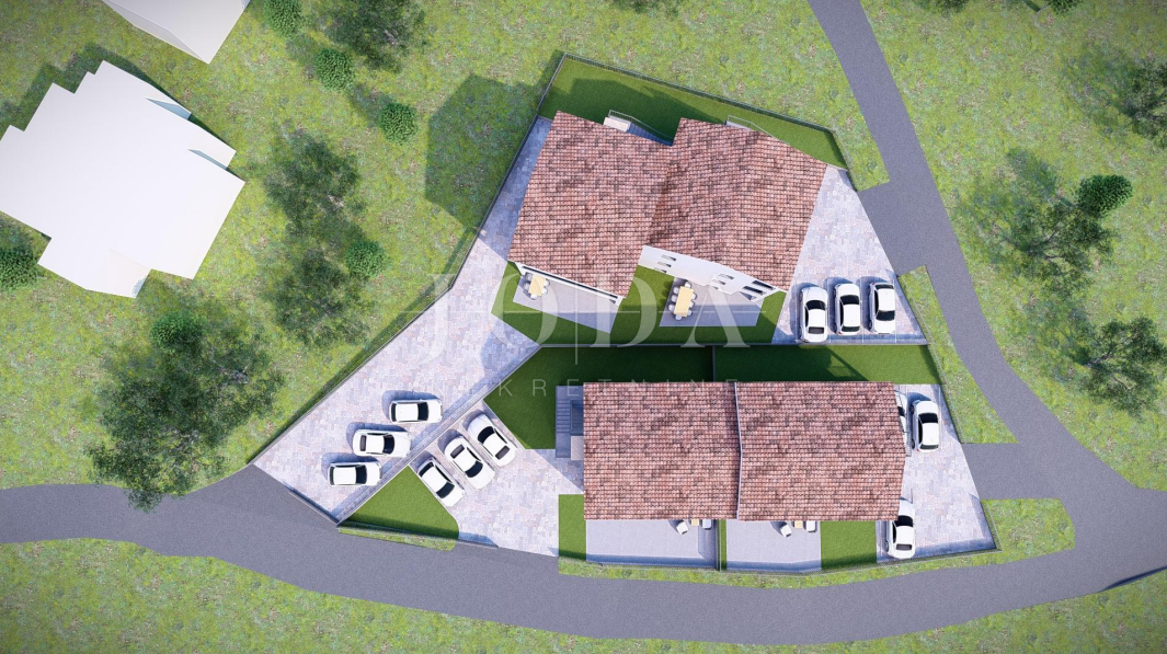 Čižići, Otok Krk, stanovanje v novogradnji 2S+DK