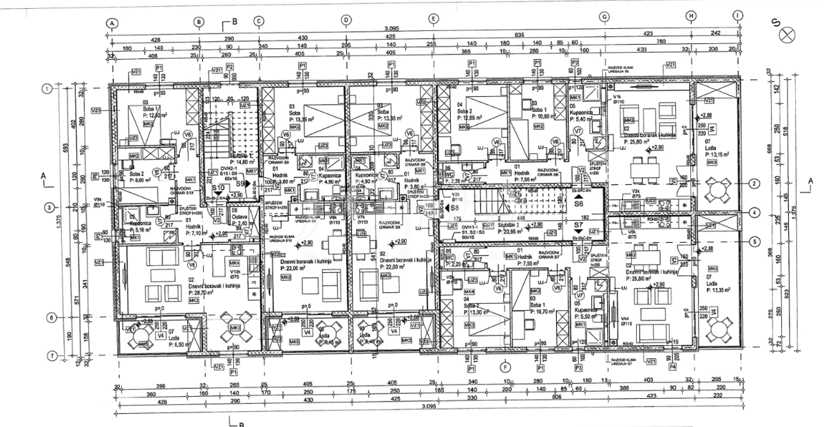 Stanovanje Dražice, Jelenje, 77,55m2