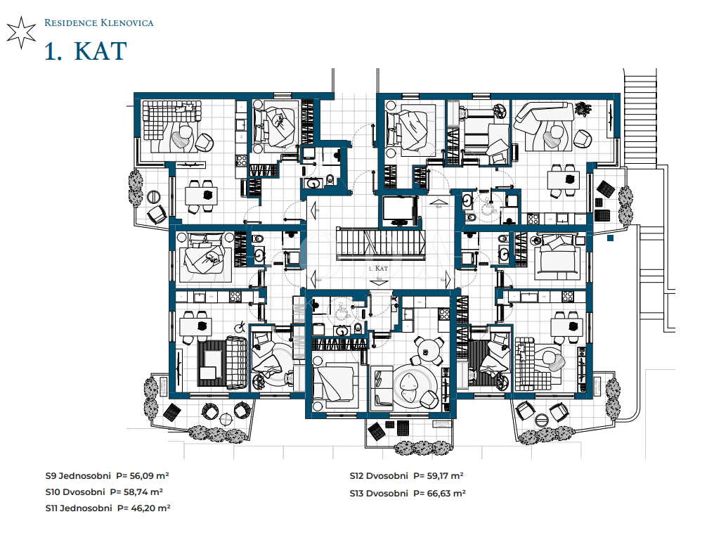 Stanovanje Novi Vinodolski, 69,87m2