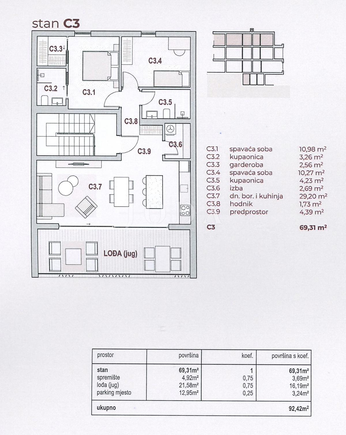 Stanovanje Kraljevica, 117,40m2