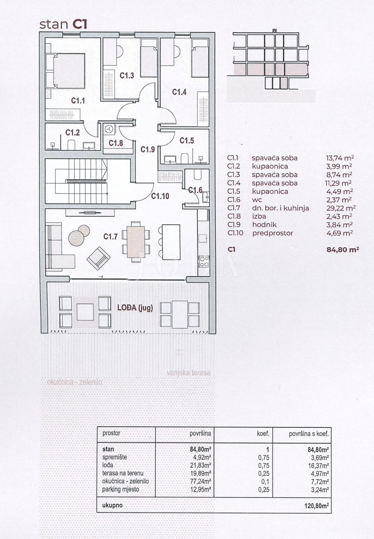 Stanovanje Kraljevica, 117,40m2