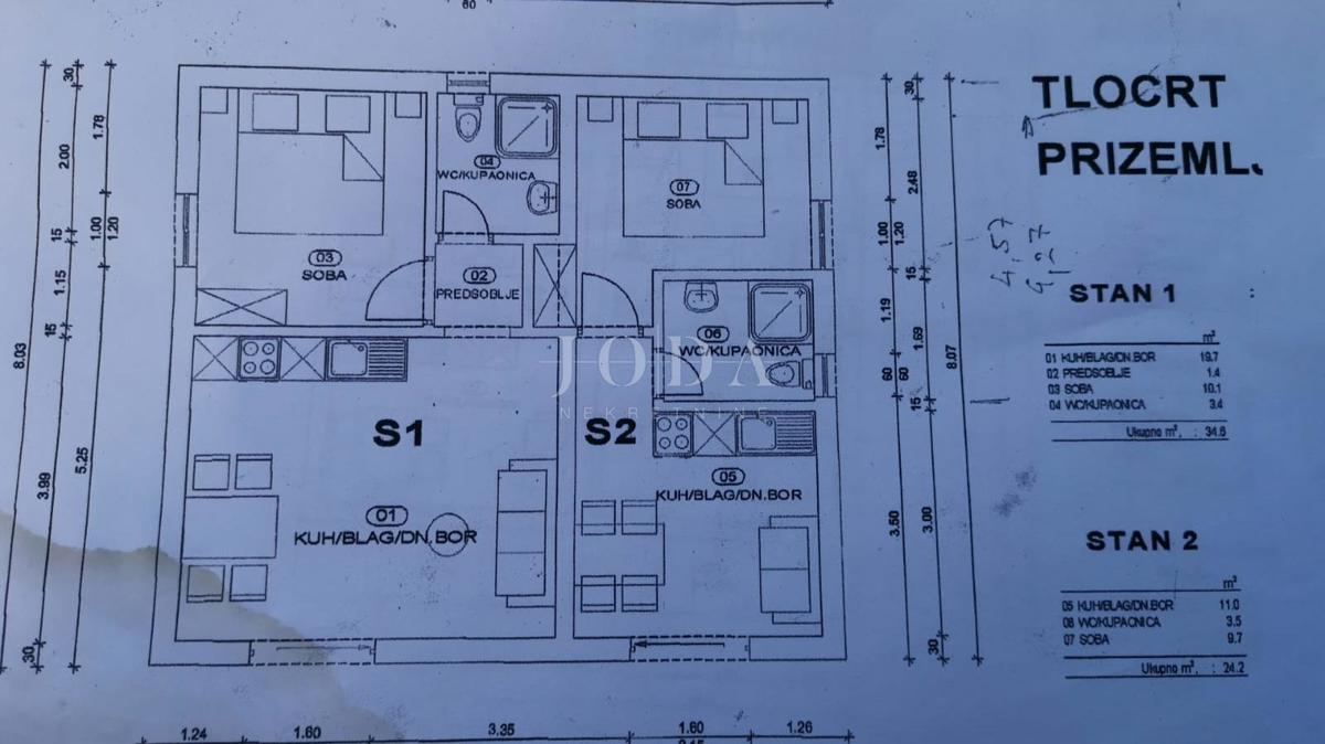 Hiša Lukovo, Senj, 150m2