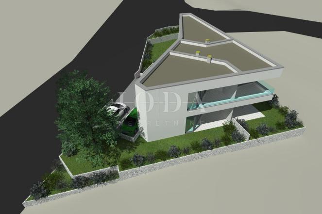 Apartma s pogledom na morje in vrtom, novogradnja, Punat
