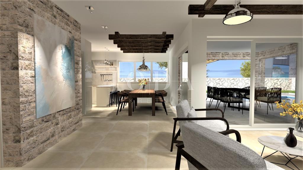 Nova samostojna vila z bazenom, v bližini Vrbnika