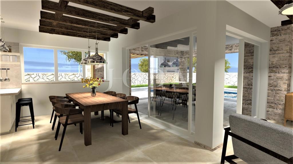 Nova samostojna vila z bazenom, v bližini Vrbnika