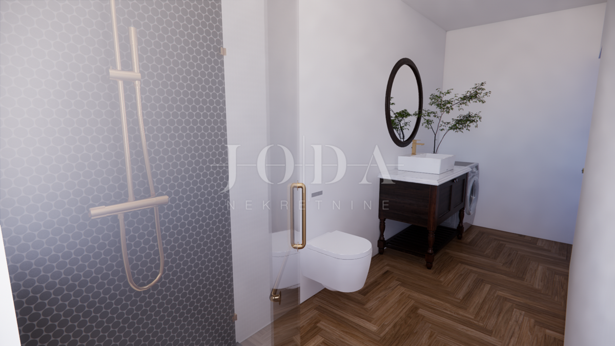 Nova hiša v rustikalnem stilu - otok Krk