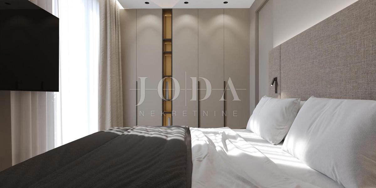 Moderni apartma z bazenom, novogradnja, mesto Krk