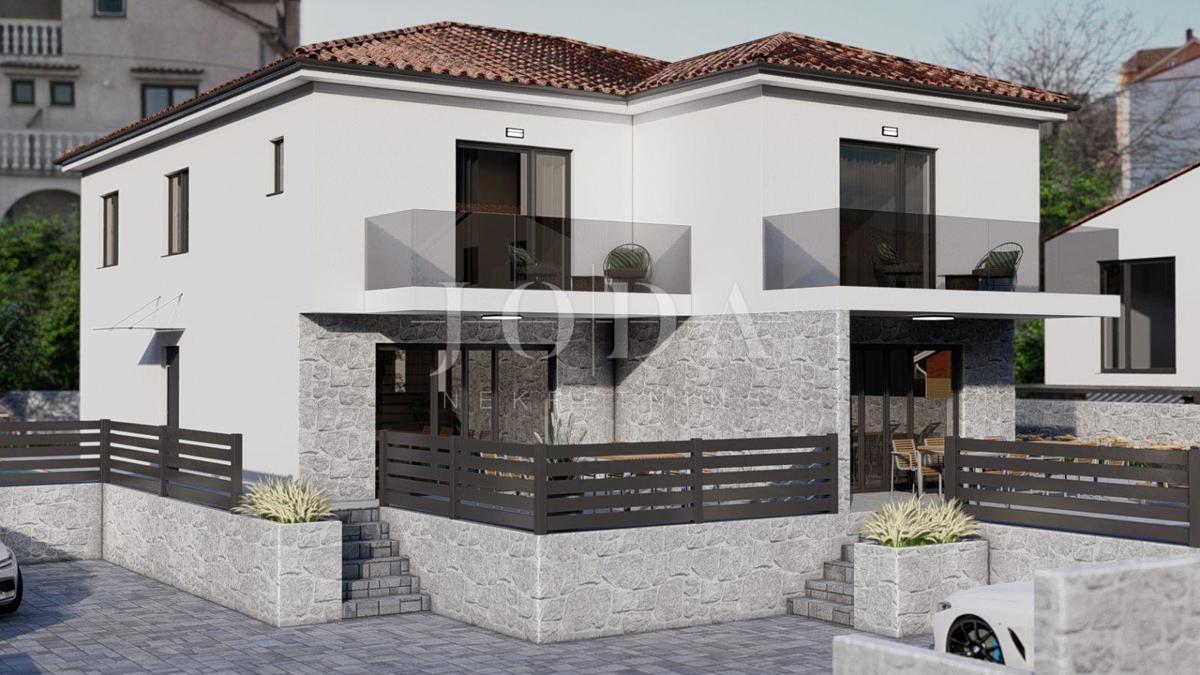 Novogradnja z bazenom in pogledom na morje