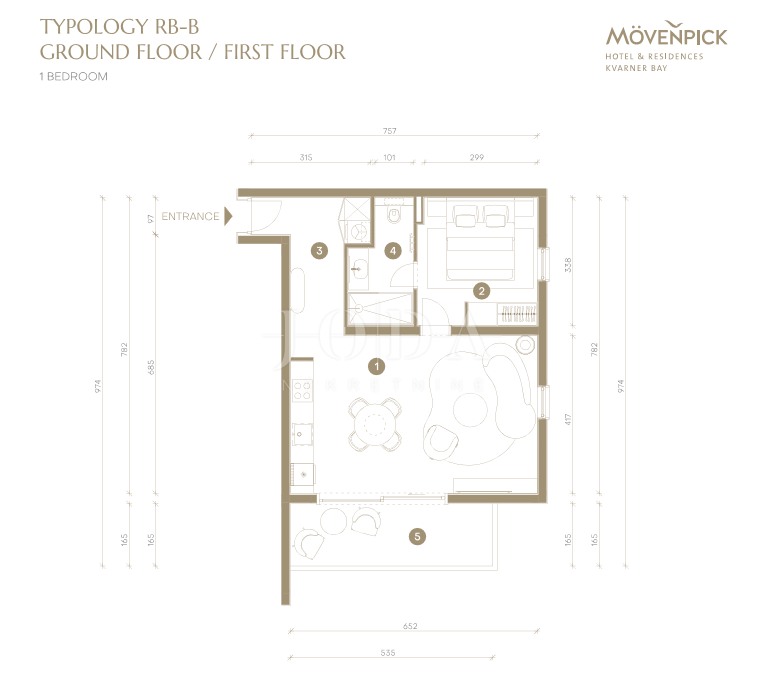 Stanovanje Novi Vinodolski, 78m2
