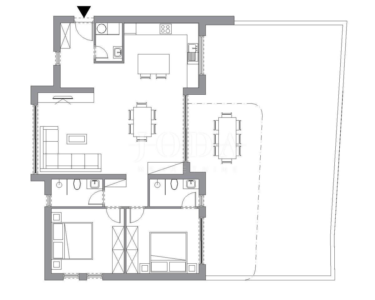 Stanovanje Rovinj, 97m2