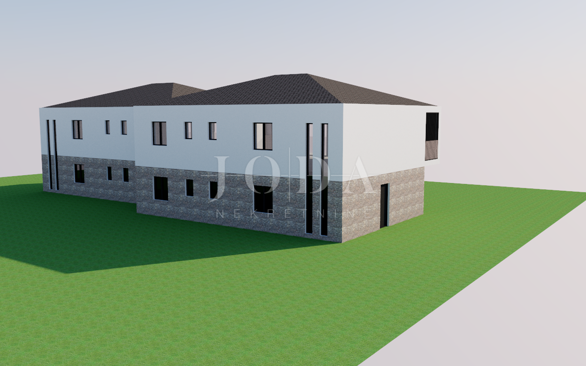 Gradbeno zemljišče s pogledom na morje, 3284 m2, Malinska - otok Krk