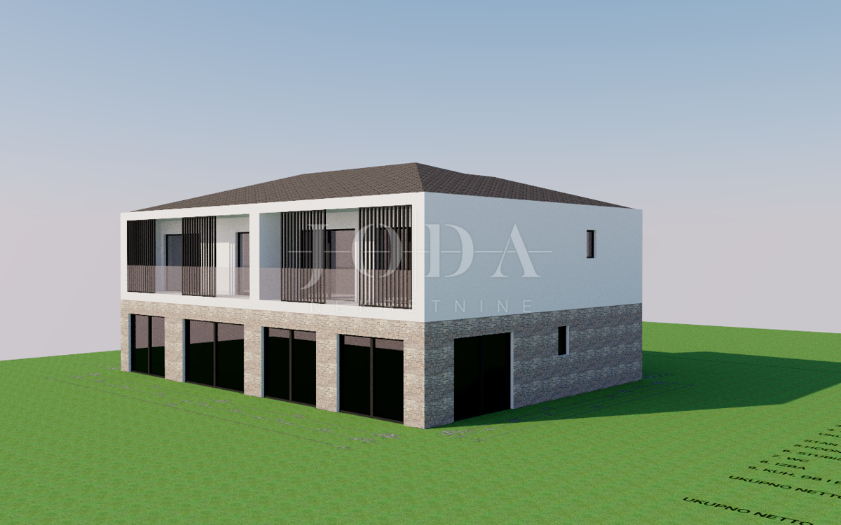 Gradbeno zemljišče s pogledom na morje, 3284 m2, Malinska - otok Krk