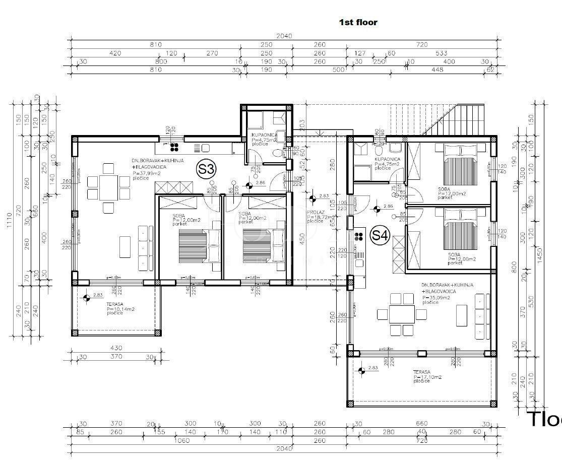 Omišalj - apartma s pogledom na Kvarnerski zaliv