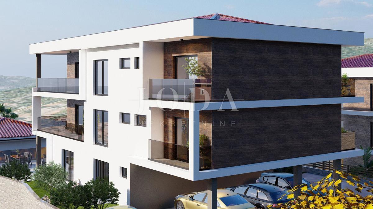 Novogradnja - apartma z odprtim pogledom na morje