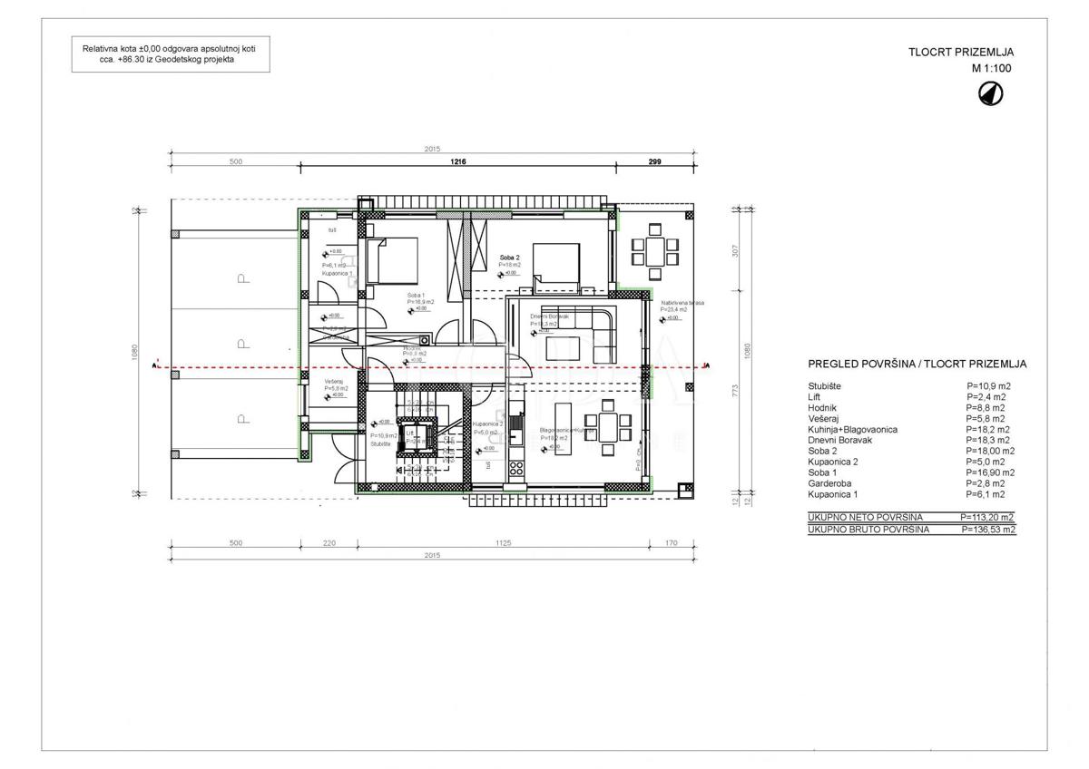 Novogradnja - apartma z odprtim pogledom na morje