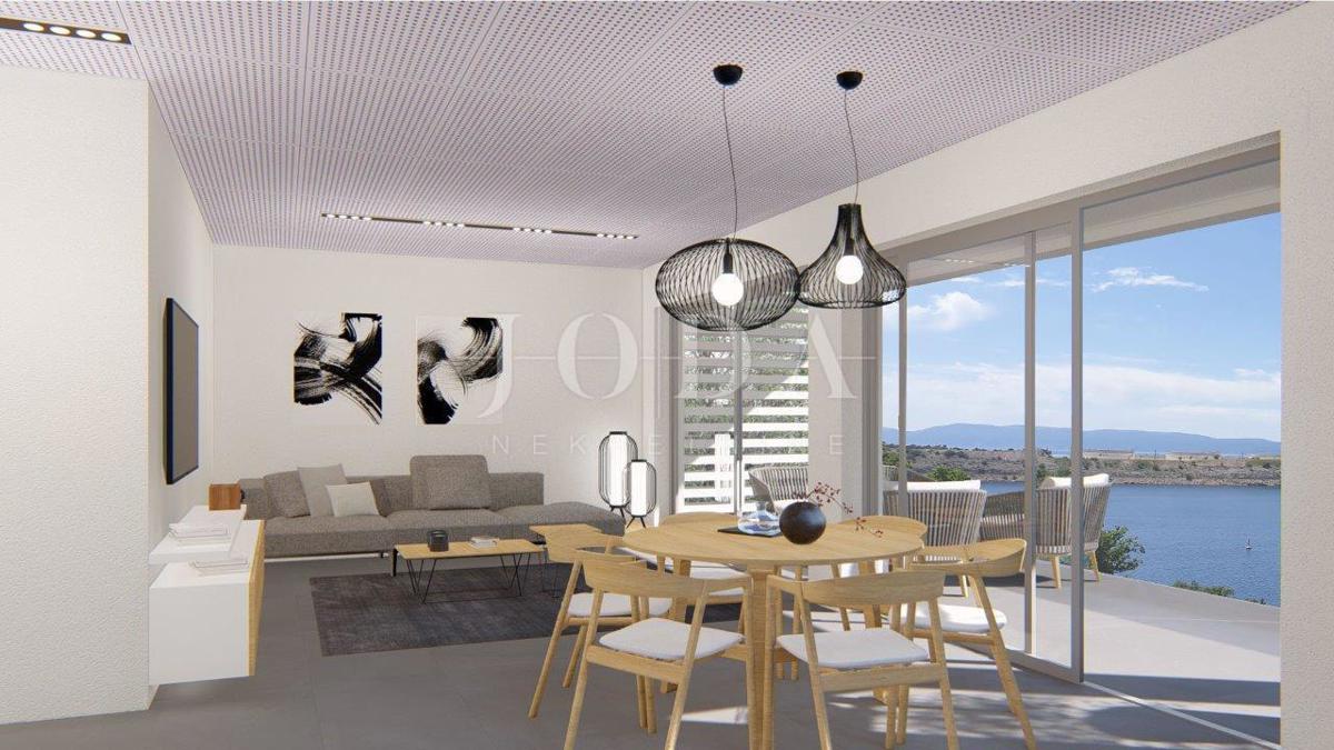 Apartma v Omišlju, pogled na Kvarnerski zaliv